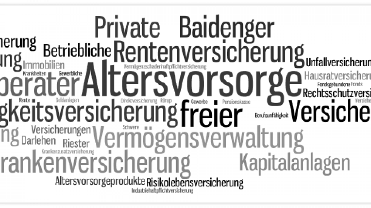 Produktsparten freier Finanzberater in Karlsruhe