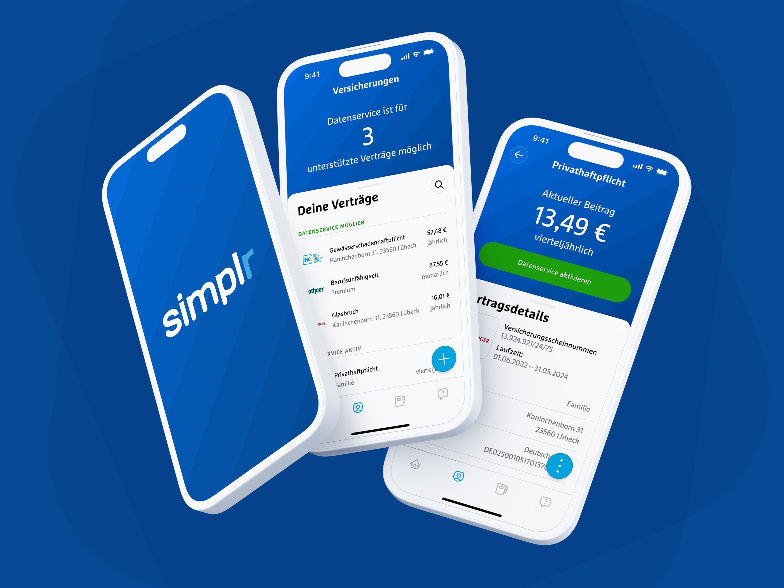 simplr Versicherungsmakler App simplr Versicherungsmakler App